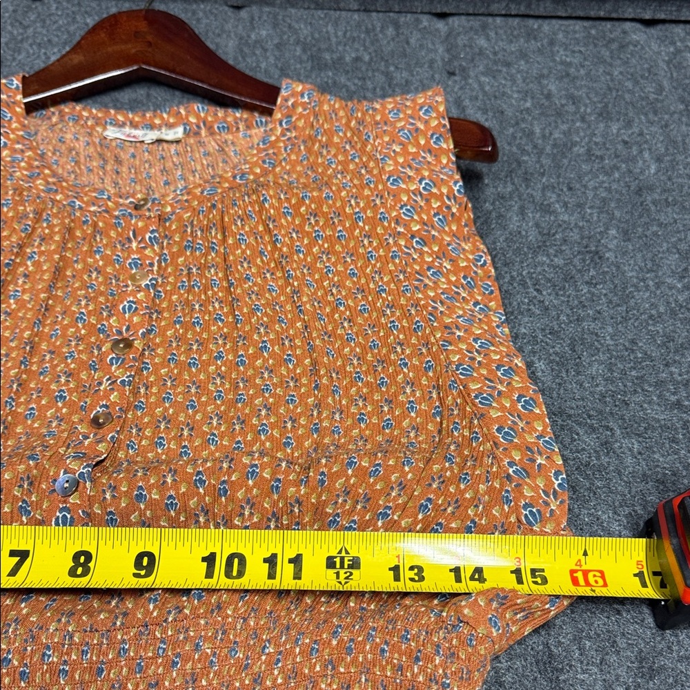 Faherty Woodstock Terracotta Floral Maxi Dress - Picture 13 of 15